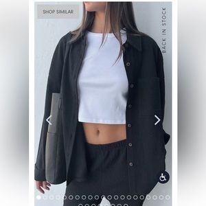 Oak and Fort Oversized Button Up